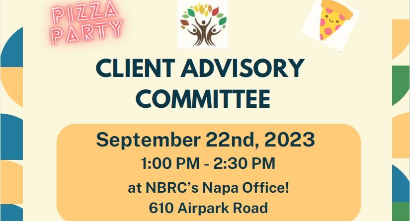 Client Advisory Committee Meeting September 22nd