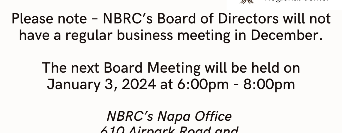 December Board Meeting Update