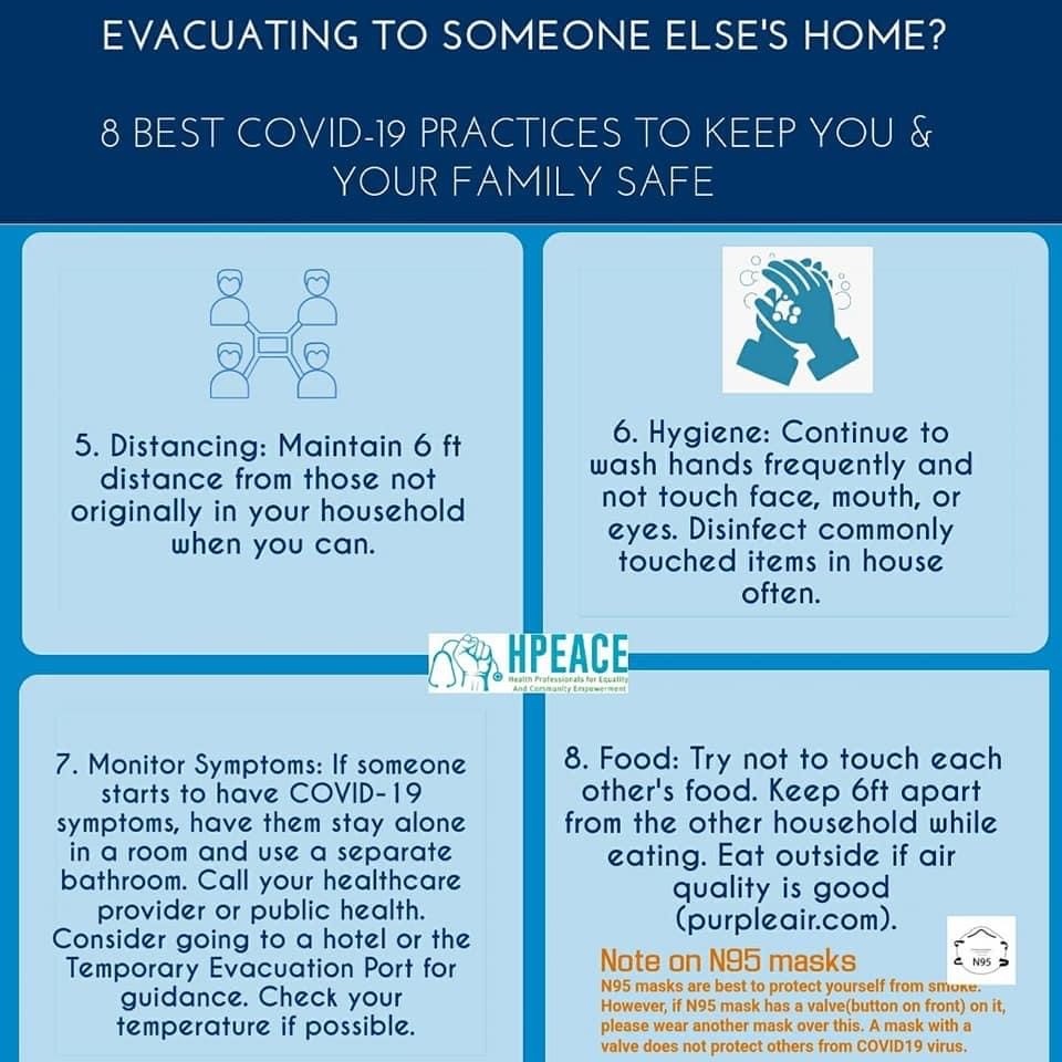 Tips for Safe Evacuation During the COVID-19 Pandemic